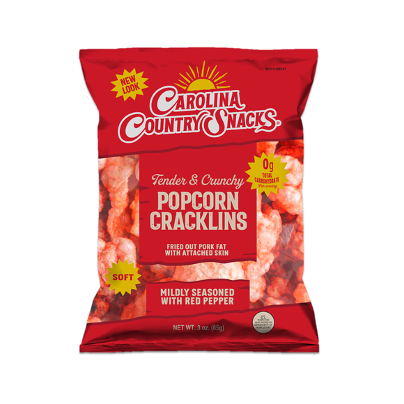 Red Pepper - Popcorn Cracklins - Case of 24