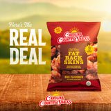 Old Time Fat Back skins BBQ