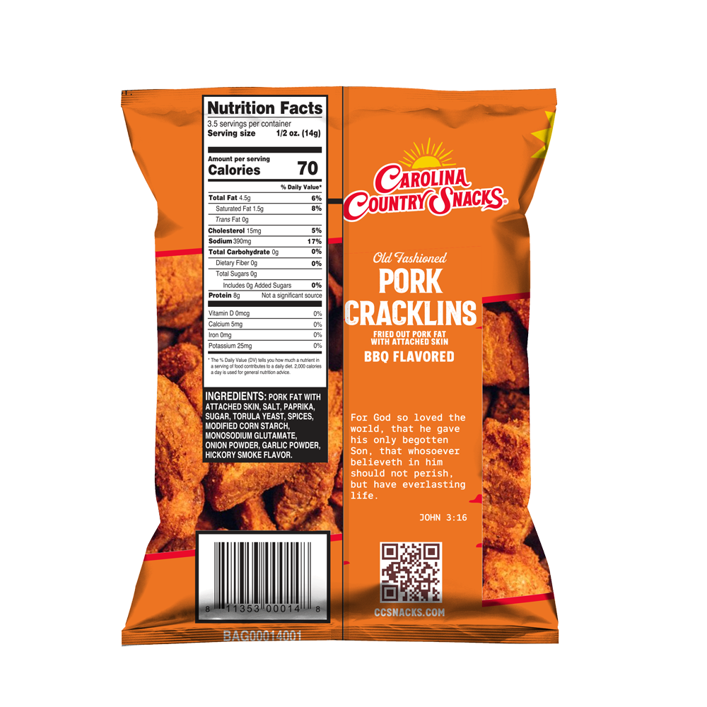 PorkSkins.com & ccsnacks.com | Carolina Country Snacks Old Time Fat ...