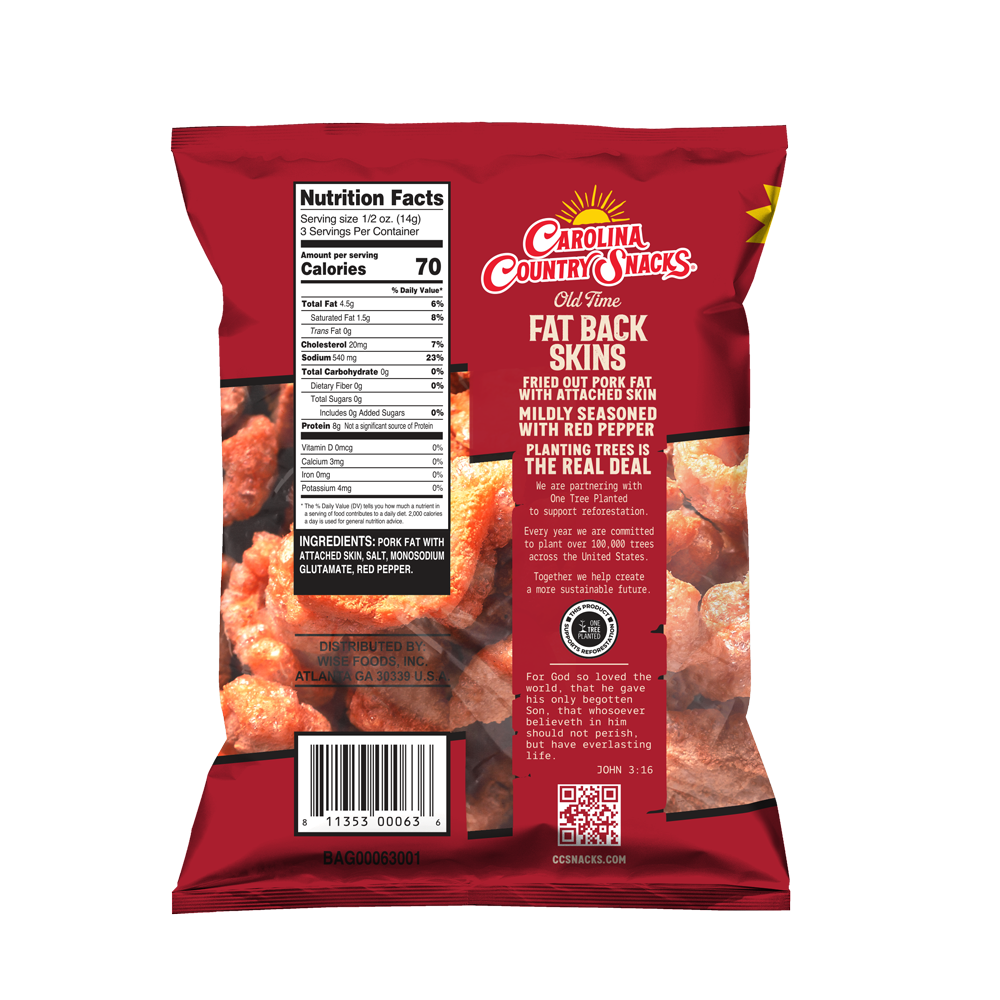 PorkSkins.com & ccsnacks.com | Carolina Country Snacks Old Time Fat ...