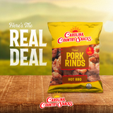 Carolina Country Snacks - Fried Pork Rinds Hot BBQ | Crunchy, Bold Flavor & Perfect Low-Carb Snack