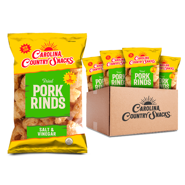 Carolina Country Snacks Salt and Vinegar Fried Pork Rinds | Single