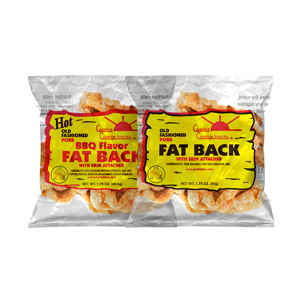 Fat Back Pork Skins Carolina Country Snacks